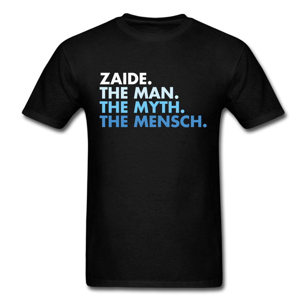 Zaide The Man The Myth The Legend (Blue) Unisex Classic T-Shirt - black