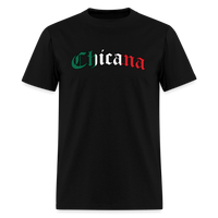 Load image into Gallery viewer, Chicana Mexican Flag Men&#39;s T-Shirt - black
