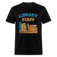 Load image into Gallery viewer, Library Staff Unisex Classic T-Shirt - black
