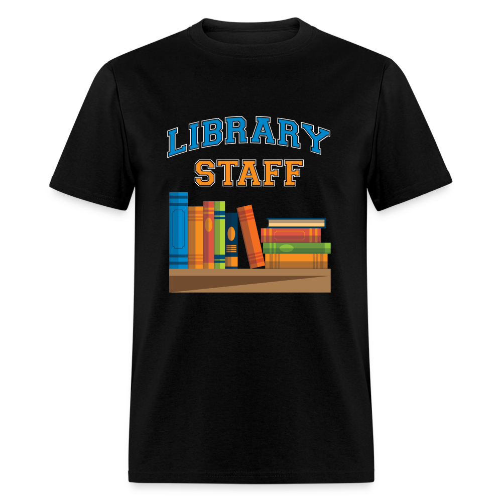 Library Staff Unisex Classic T-Shirt - black