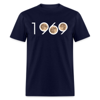 Load image into Gallery viewer, 50th Anniversary Apollo 11 Moon Landing of the 1969 Moonwalk Style 3 Unisex Classic T-Shirt - navy
