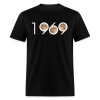 Load image into Gallery viewer, 50th Anniversary Apollo 11 Moon Landing of the 1969 Moonwalk Style 3 Unisex Classic T-Shirt - black
