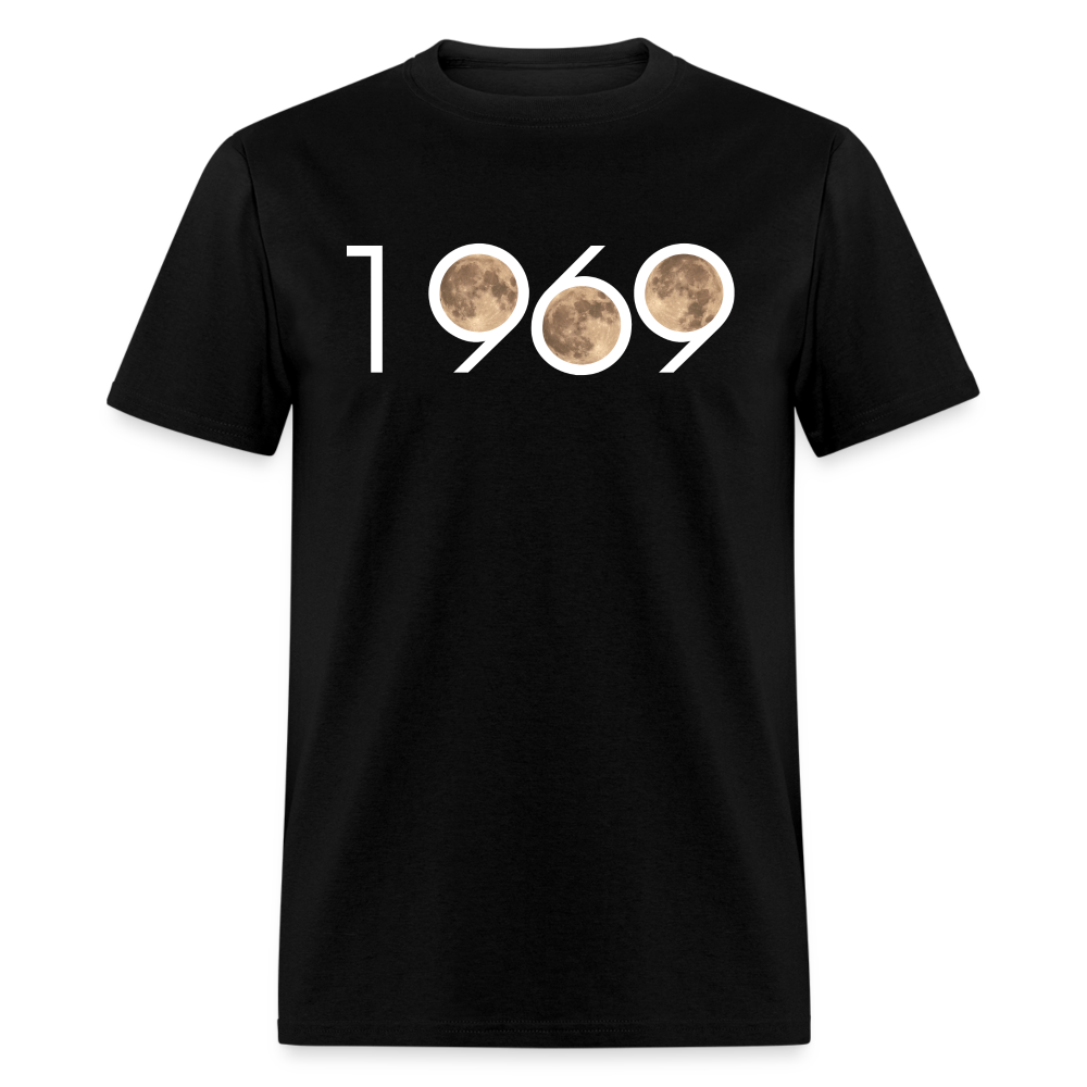 50th Anniversary Apollo 11 Moon Landing of the 1969 Moonwalk Style 3 Unisex Classic T-Shirt - black