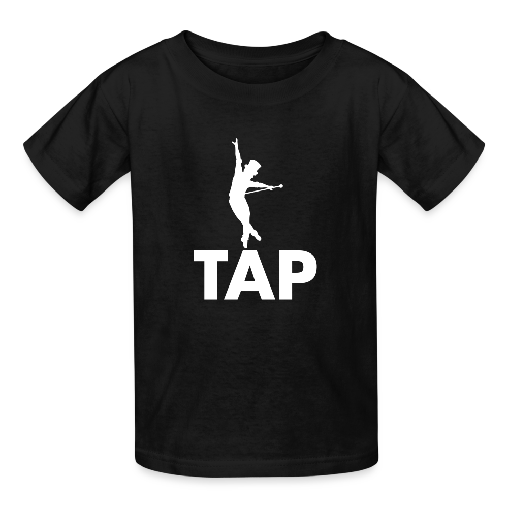 Tap Hanes Youth Tagless T-Shirt - black