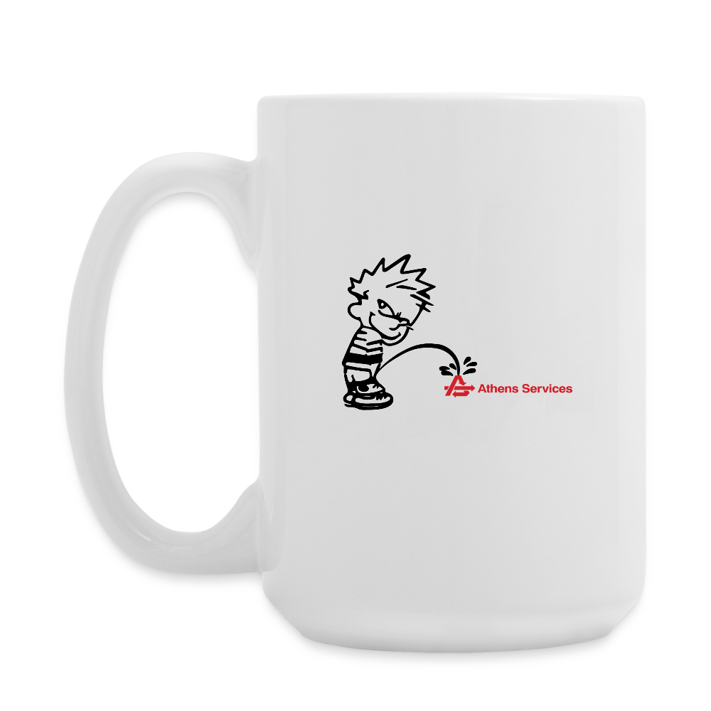 Piss on Athens Coffee/Tea Mug 15 oz - white