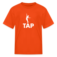 Load image into Gallery viewer, Tap Dancer (White Image) Kids&#39; T-Shirt - orange
