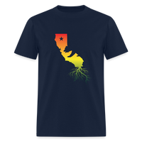 Load image into Gallery viewer, California Bear Rooted Short-Sleeve Unisex T-Shirt - navy
