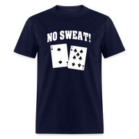 Load image into Gallery viewer, No Sweat Bad Card Playing Hand Unisex Classic T-Shirt - navy
