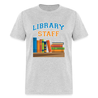Load image into Gallery viewer, Library Staff Unisex Classic T-Shirt - heather gray
