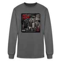 Load image into Gallery viewer, Pier Pressure (Front/Back) Men's Long Sleeve T-Shirt - charcoal
