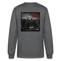Load image into Gallery viewer, Pier Pressure (Front/Back) Men's Long Sleeve T-Shirt - charcoal
