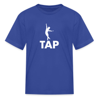 Load image into Gallery viewer, Tap Dancer (White Image) Kids&#39; T-Shirt - royal blue
