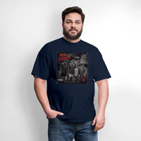 Load image into Gallery viewer, Pier Pressure (Front/Back) Men's T-Shirt - navy
