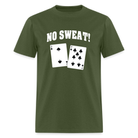 Load image into Gallery viewer, No Sweat Bad Card Playing Hand Unisex Classic T-Shirt - military green
