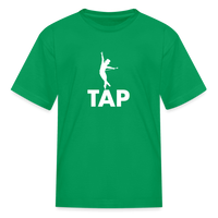 Load image into Gallery viewer, Tap Dancer (White Image) Kids&#39; T-Shirt - kelly green
