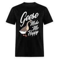 Load image into Gallery viewer, Geese Make Me Happy Unisex Classic T-Shirt - black

