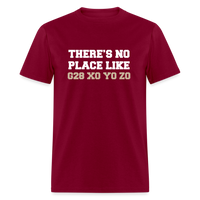 Load image into Gallery viewer, There&#39;s No Place Like G28 X0 Y0 Z0 Home v2 Unisex Classic T-Shirt - burgundy

