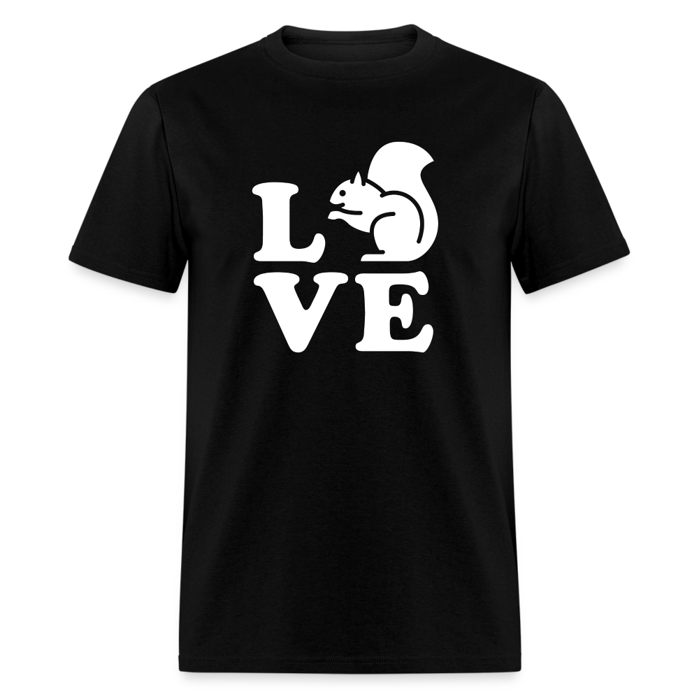 I Love Squirrels Unisex Classic T-Shirt - black