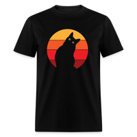 Load image into Gallery viewer, Curious Cat Unisex Classic T-Shirt - black
