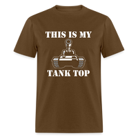 Load image into Gallery viewer, This Is My Tank Top (FRONT VIEW) Unisex Classic T-Shirt - brown
