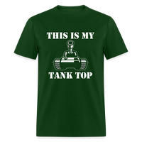 Load image into Gallery viewer, This Is My Tank Top (FRONT VIEW) Unisex Classic T-Shirt - forest green
