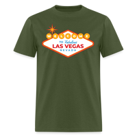 Load image into Gallery viewer, Welcome To Fabulous Las Vegas Unisex Classic T-Shirt - military green
