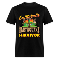 Load image into Gallery viewer, California Earthquake Survivor Unisex Classic T-Shirt - black
