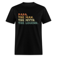 Load image into Gallery viewer, Papa The Man The Myth The Legend Western Unisex Classic T-Shirt - black

