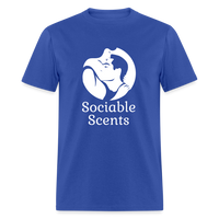 Load image into Gallery viewer, Sociable Scents Unisex Classic T-Shirt - royal blue
