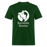 Load image into Gallery viewer, Sociable Scents Unisex Classic T-Shirt - forest green
