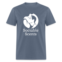 Load image into Gallery viewer, Sociable Scents Unisex Classic T-Shirt - denim
