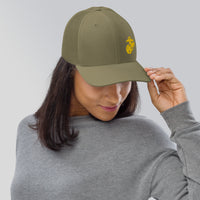 Load image into Gallery viewer, Eagle Globe &amp; Anchor - Gold Thread - Trucker Cap
