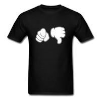 Load image into Gallery viewer, Hand Gesture Dislike Unisex Classic T-Shirt - black
