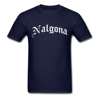 Load image into Gallery viewer, Nalgona Old English Unisex Classic T-Shirt - navy
