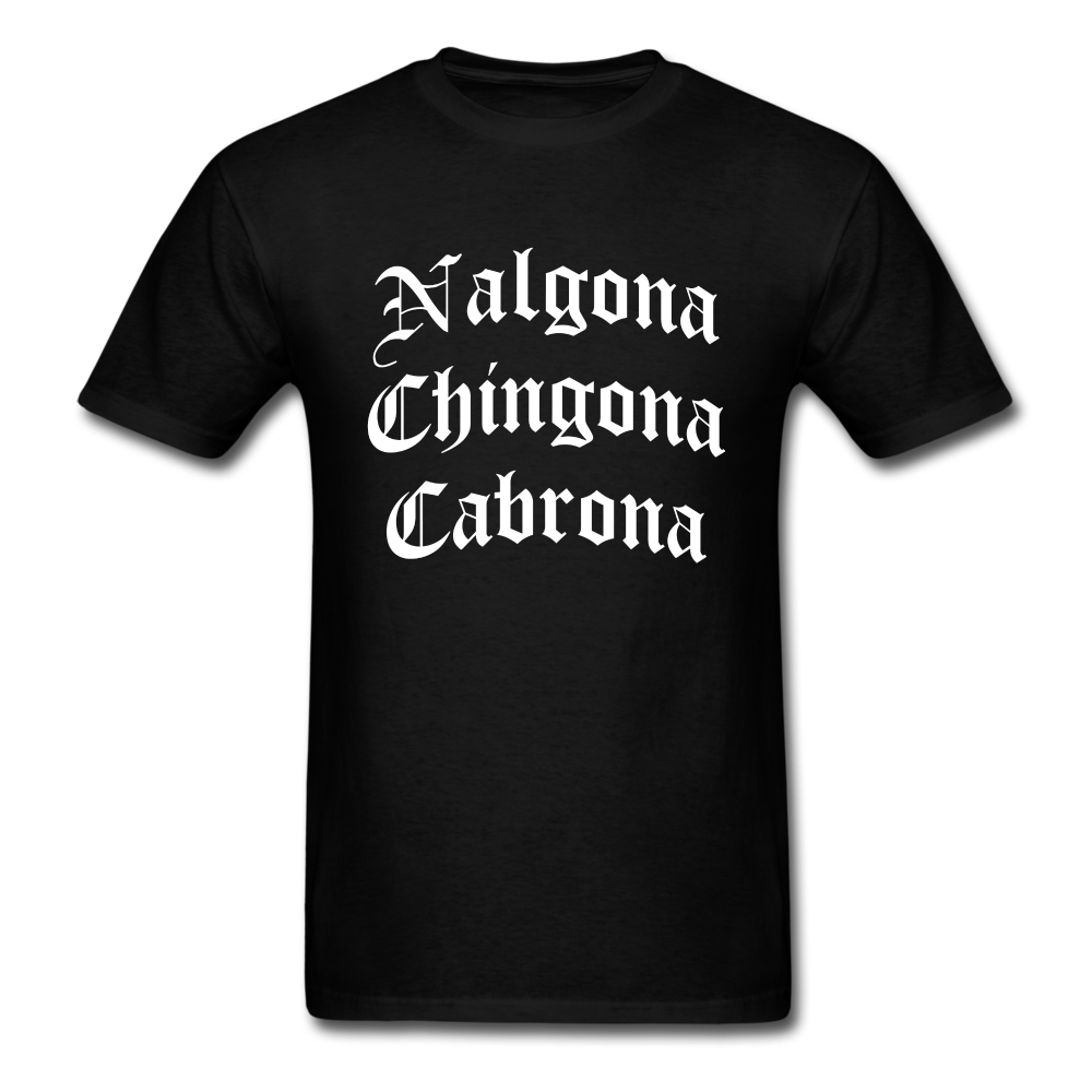 Nalgona Chingona Cabrona Old English Unisex Classic T-Shirt - black