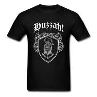 Load image into Gallery viewer, HUzzah! With Shield And Knight Unisex Classic T-Shirt - black
