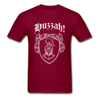 Load image into Gallery viewer, HUzzah! With Shield And Knight Unisex Classic T-Shirt - burgundy
