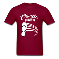 Load image into Gallery viewer, Chancla Survivor Unisex Classic T-Shirt - burgundy
