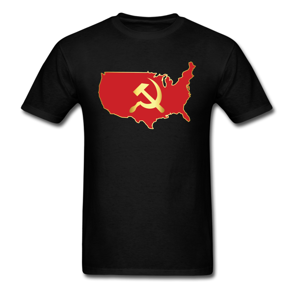 USA Communist Communism Unisex Classic T-Shirt - black