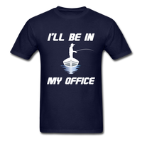Load image into Gallery viewer, I&#39;ll Be In My Office Fishing Unisex Classic T-Shirt - navy
