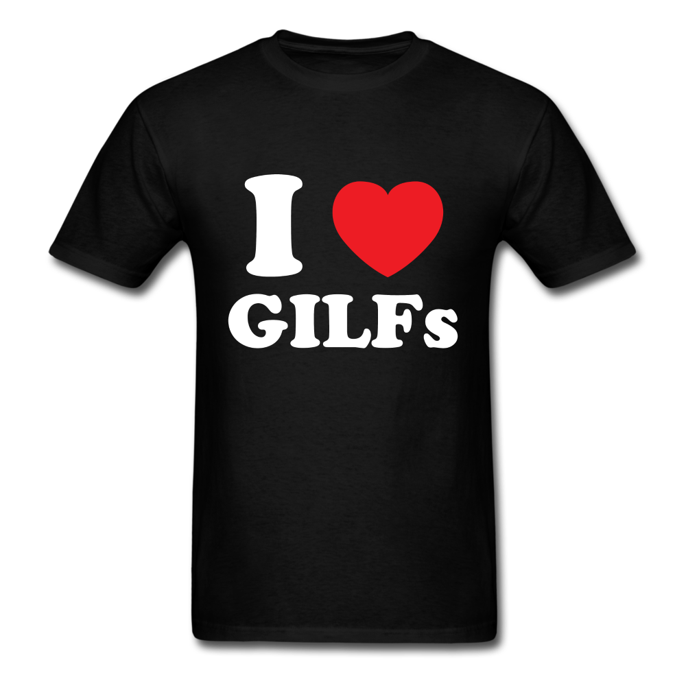 I Love Heart GILFs Unisex Classic T-Shirt - black