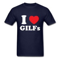Load image into Gallery viewer, I Love Heart GILFs Unisex Classic T-Shirt - navy
