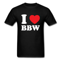 Load image into Gallery viewer, I Love Heart BBW Unisex Classic T-Shirt - black
