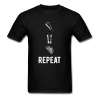 Load image into Gallery viewer, Salt Tequila Lime Repeat Unisex Classic T-Shirt - black
