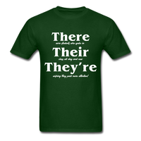 Load image into Gallery viewer, There Their They&#39;re Unisex Classic T-Shirt - forest green
