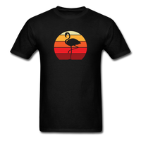 Load image into Gallery viewer, Flamingo Sunset Unisex Classic T-Shirt - black
