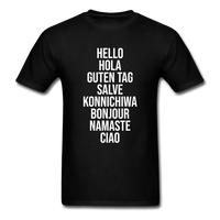 Load image into Gallery viewer, Hello Unisex Classic T-Shirt - black
