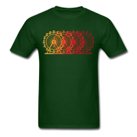 Load image into Gallery viewer, Ferris Wheels (Red Base) Unisex Classic T-Shirt - forest green
