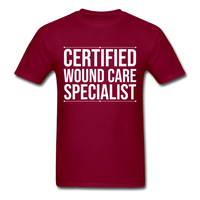 Load image into Gallery viewer, Certified Wound Care Specialist Unisex Classic T-Shirt - burgundy
