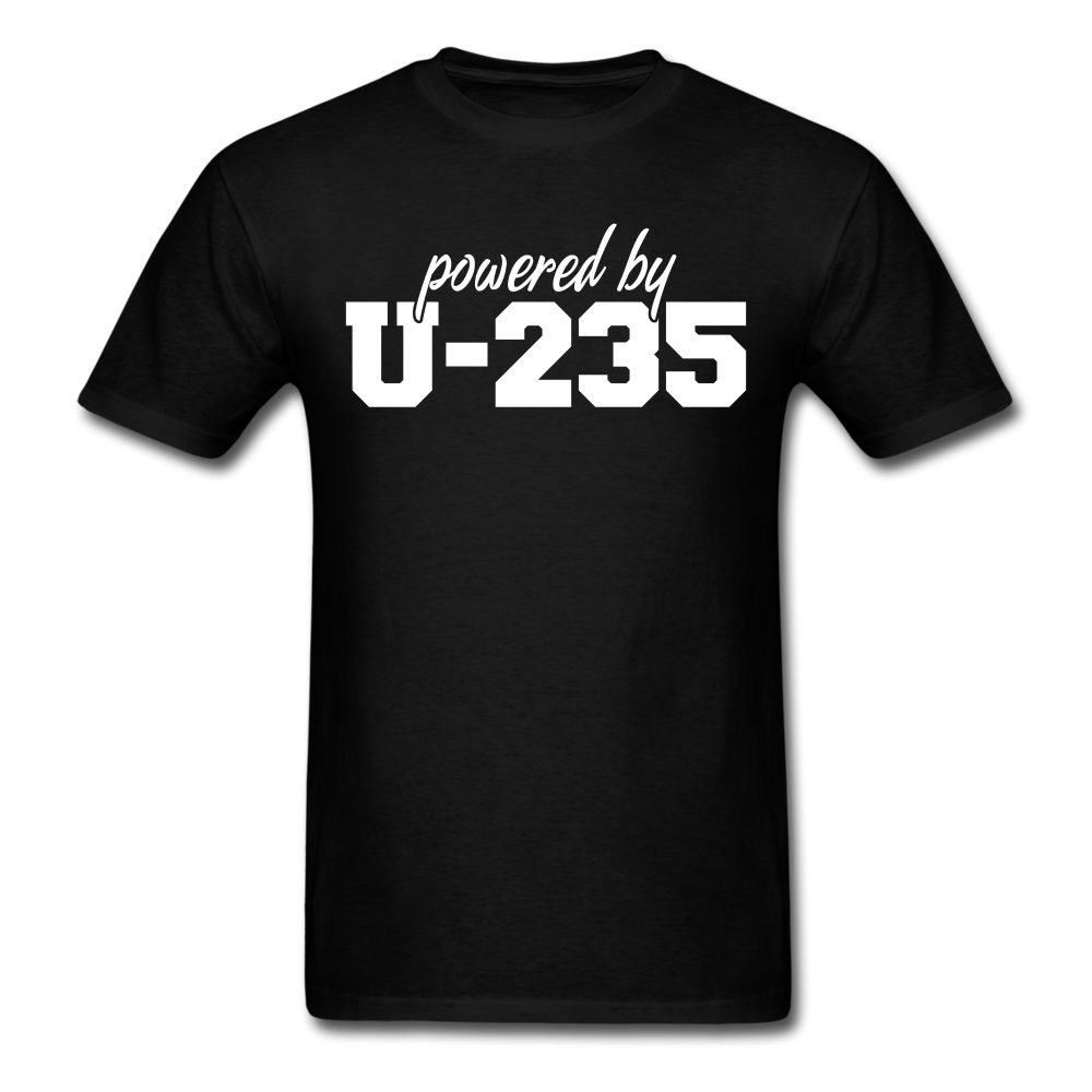 Powered By U-235 Unisex Classic T-Shirt - black